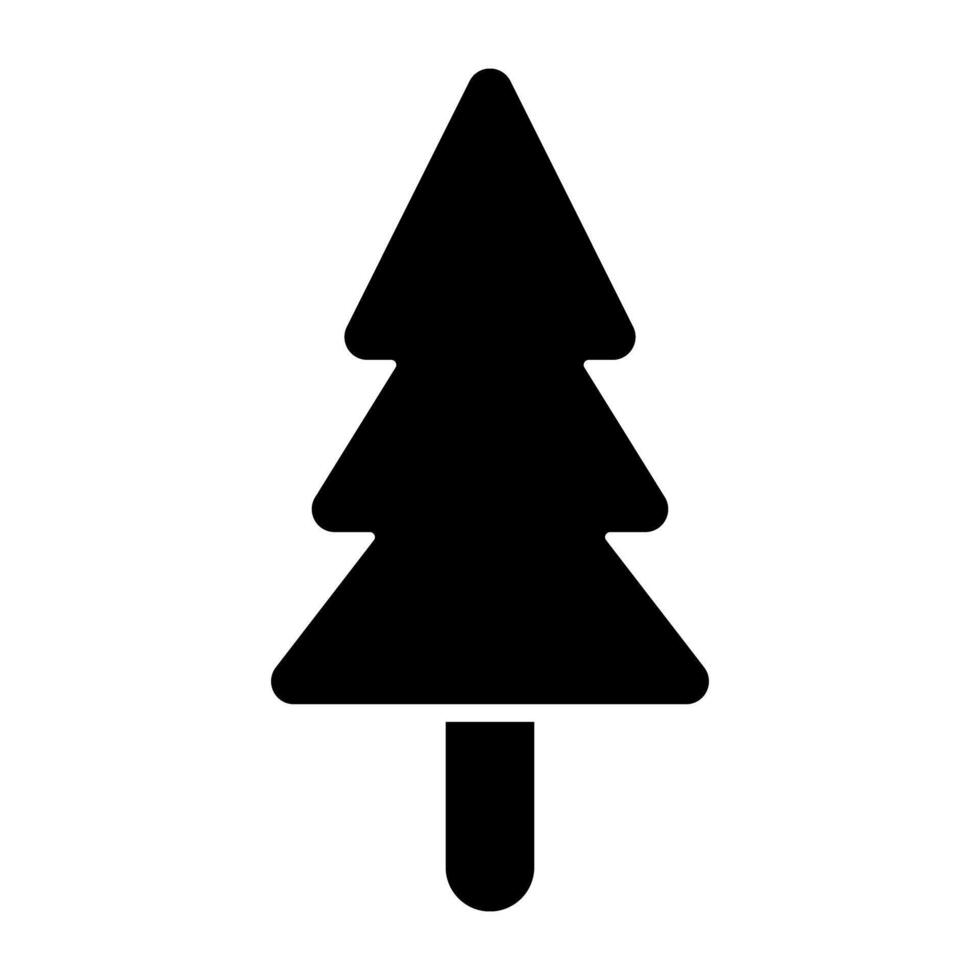 Modern design icon of conifer tree vector