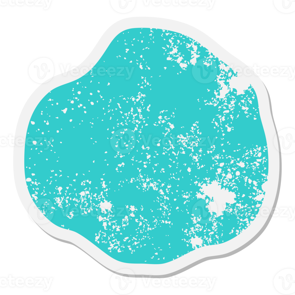 expressive shape blob grunge sticker png