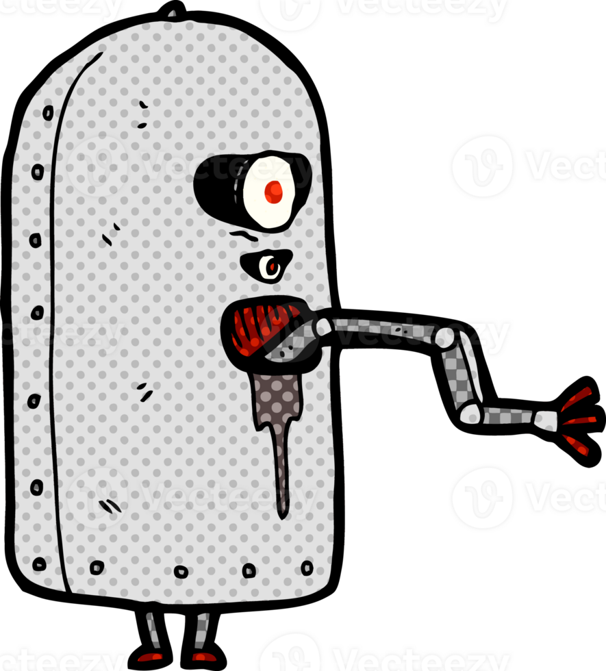cartoon clunky old robot png