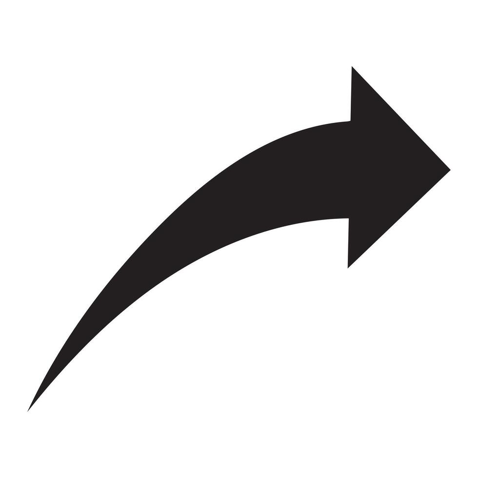 flecha íconos negro recopilación. plano estilo flecha icono para tu web sitio diseño. sencillo flecha vector ilustración, garabatear icono aislado en un blanco