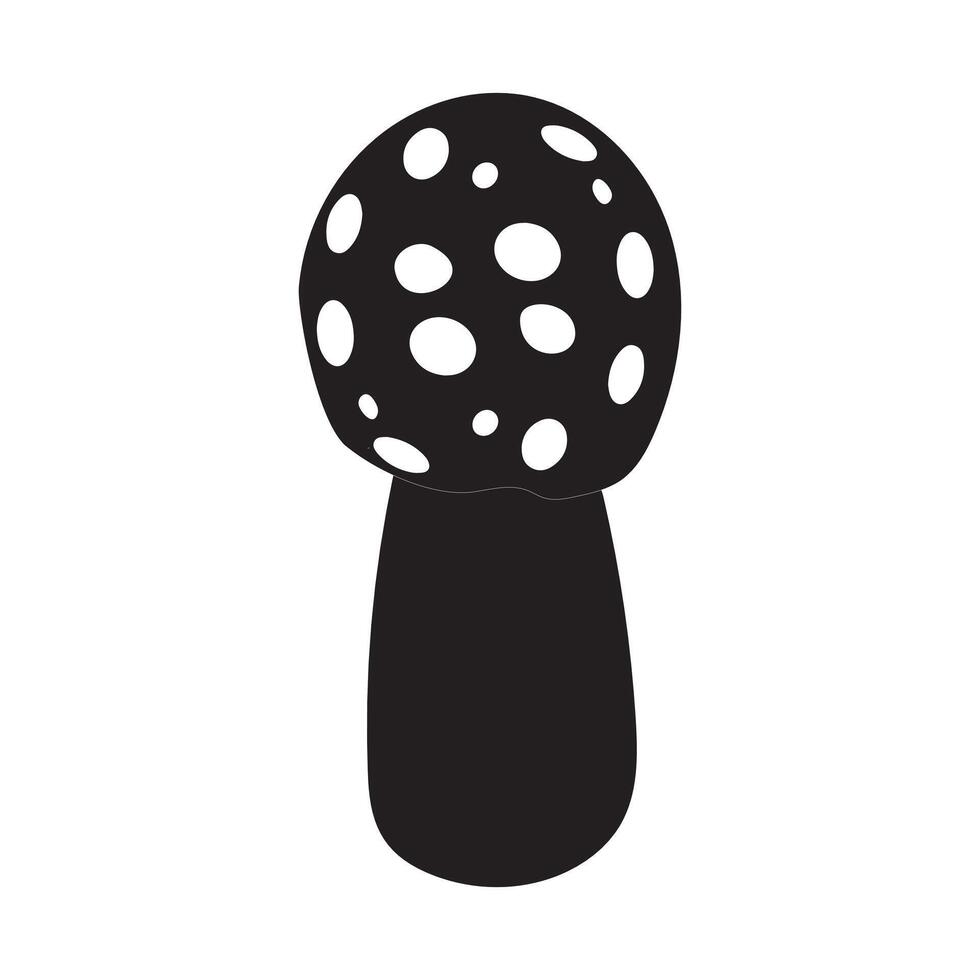 Mushroom icon illustration . Cartoon vector mushrooms clipart. Vector isolated on white background. EPS 10