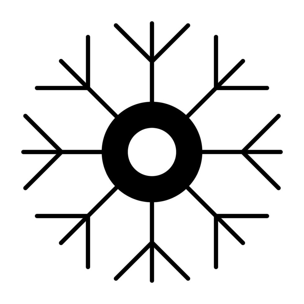 un editable diseño icono de hielo escama vector