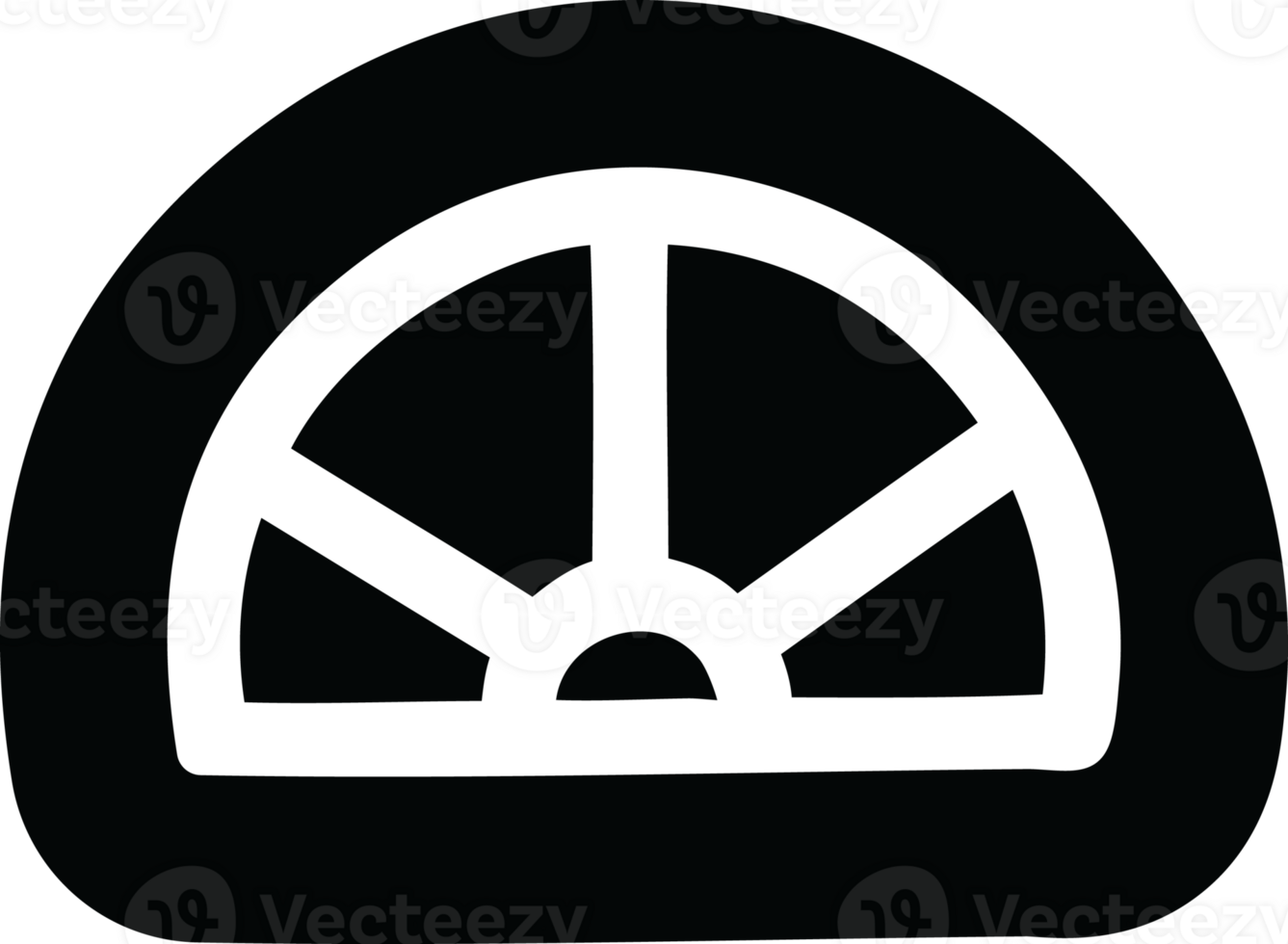 protractor math equipment icon symbol png