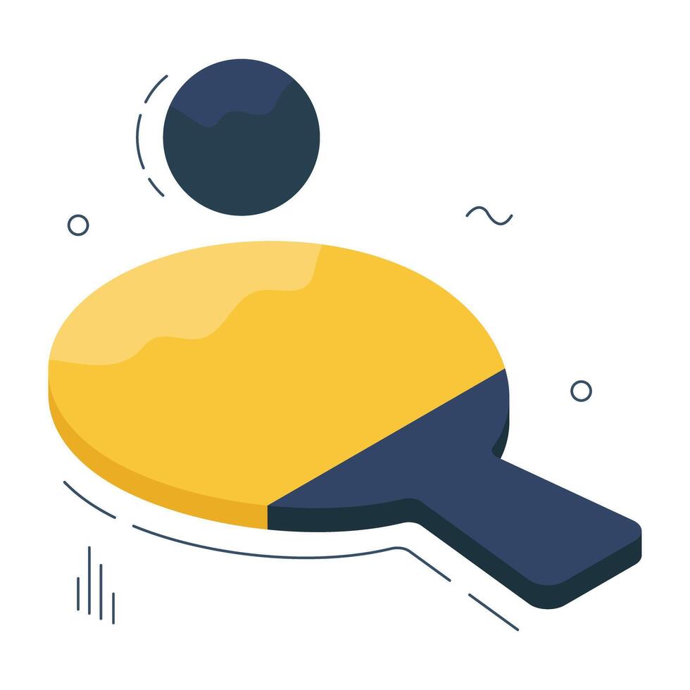 A perfect design icon of table tennis vector