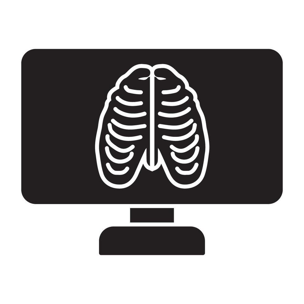 Vector design of radiography icon