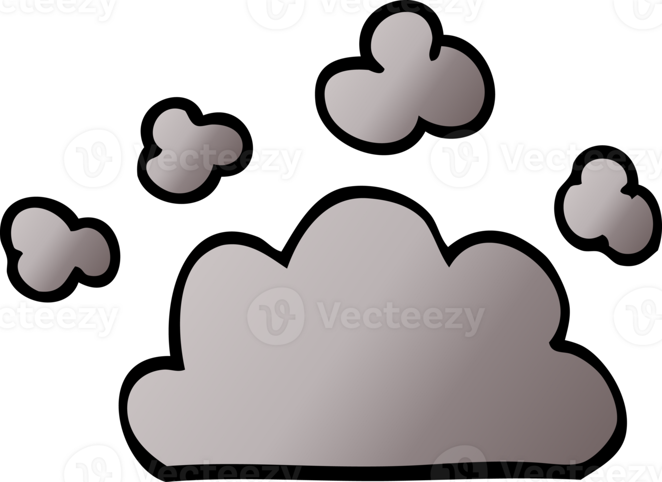 tekenfilm doodle weer wolk png