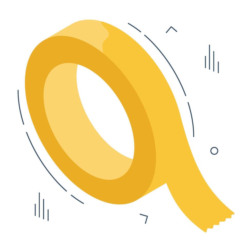Unique design icon of scotch tape vector