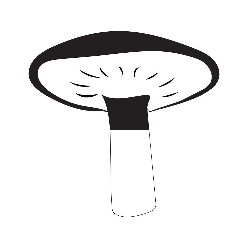 Mushroom icon illustration . Cartoon vector mushrooms clipart. Vector isolated on white background. EPS 10