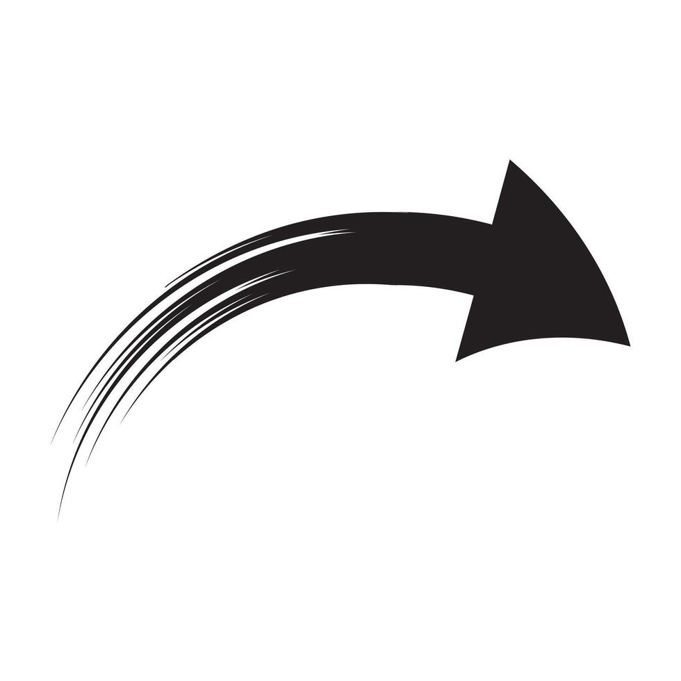 flecha íconos negro recopilación. plano estilo flecha icono para tu web sitio diseño. sencillo flecha vector ilustración, garabatear icono aislado en un blanco