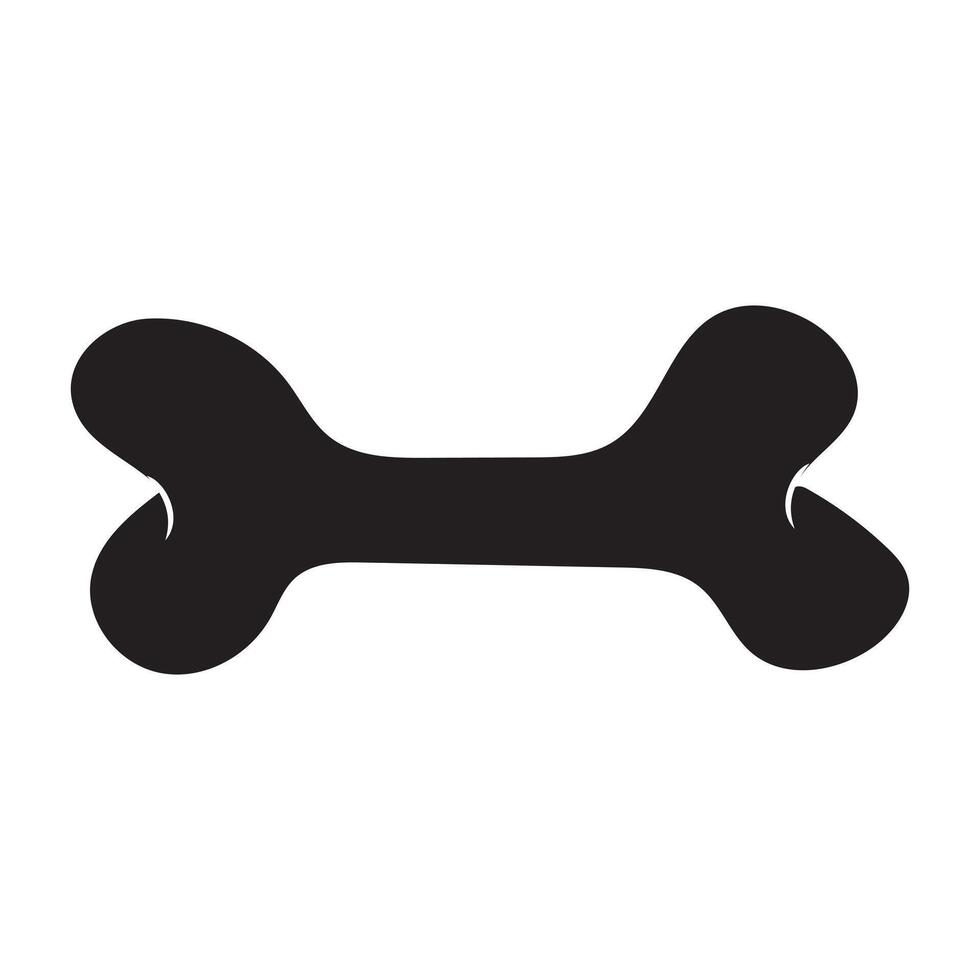 Dog bone vector icon. Cartoon dog icon Flat Design Pet Care, bone toy mascot icon vector illustration design, Vector 10 Eps.