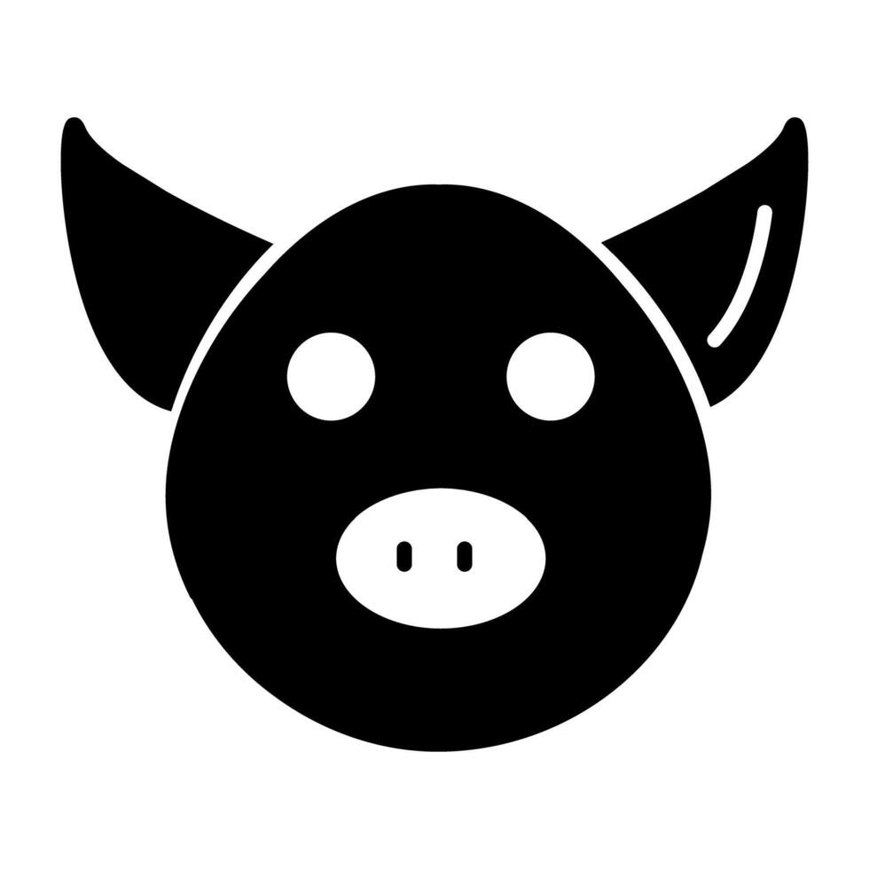 A trendy design icon of panda  animal vector