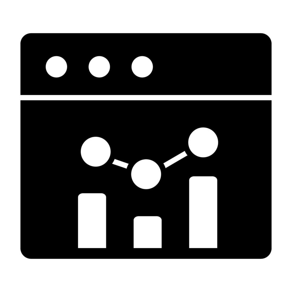 A premium download icon of web infographic vector