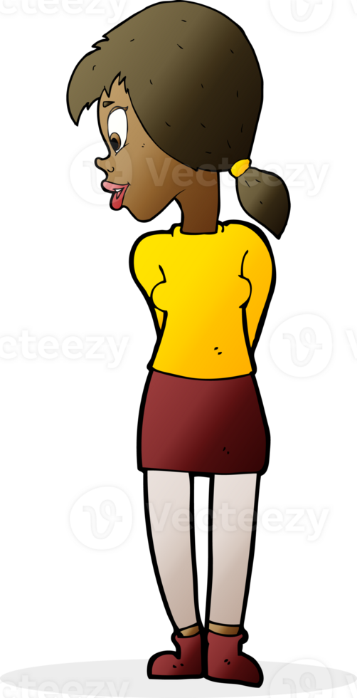 cartoon pretty girl png