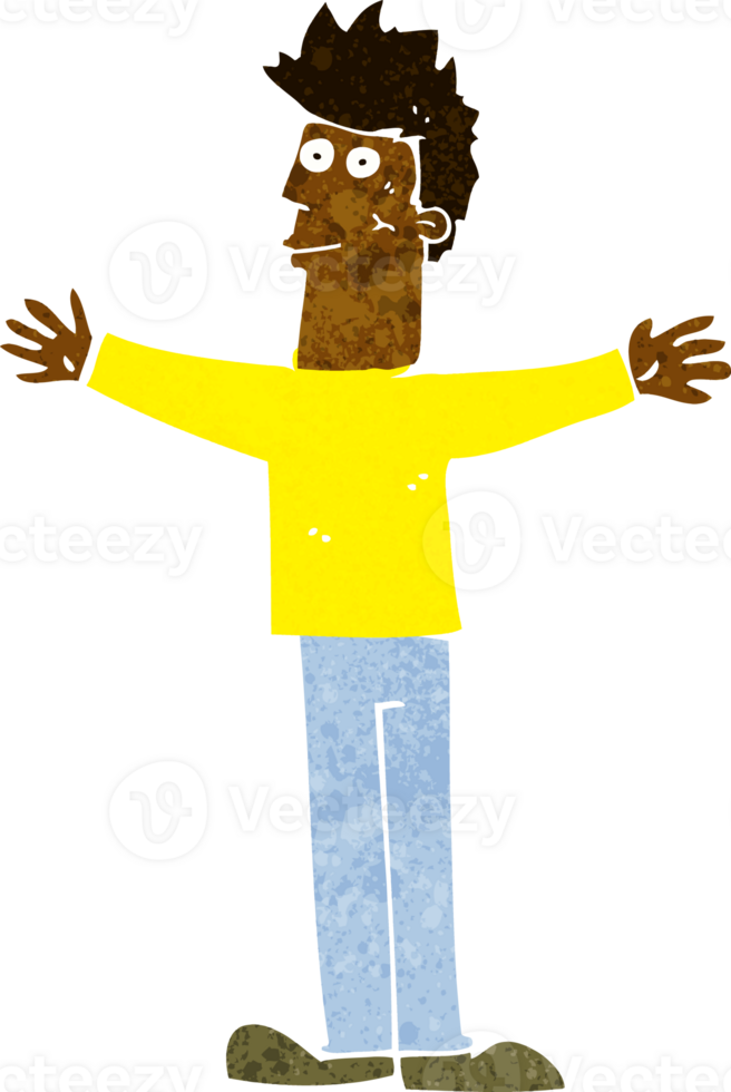 cartoon happy  man png