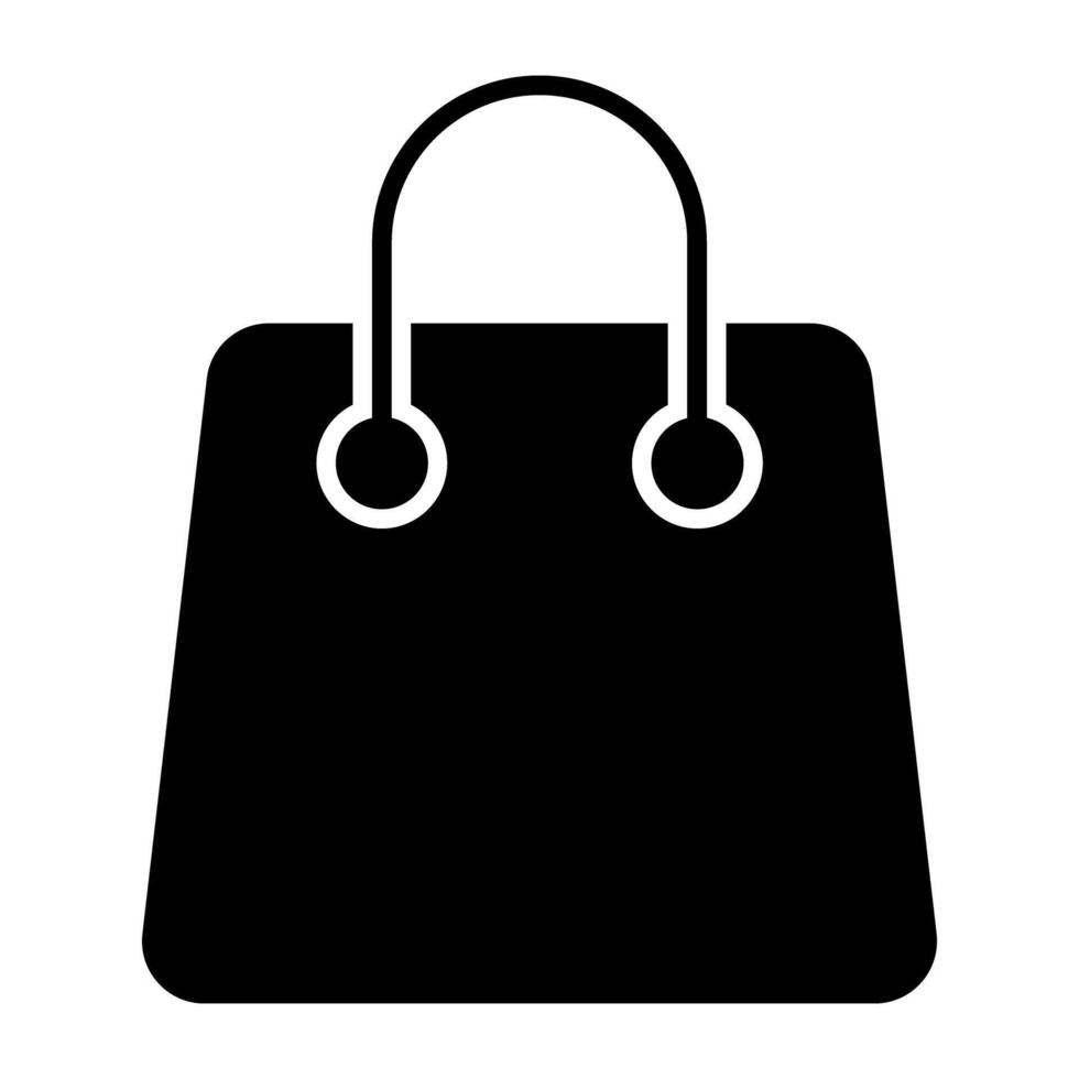 A premium download icon of handbag vector