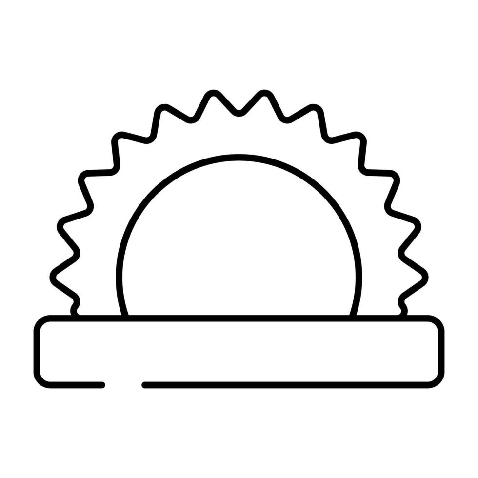 A premium download icon of circular saw vector