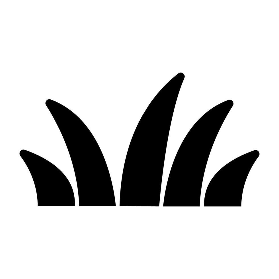 A premium download icon of grass vector