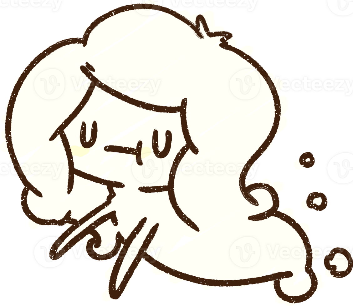 Ghost Chalk Drawing png