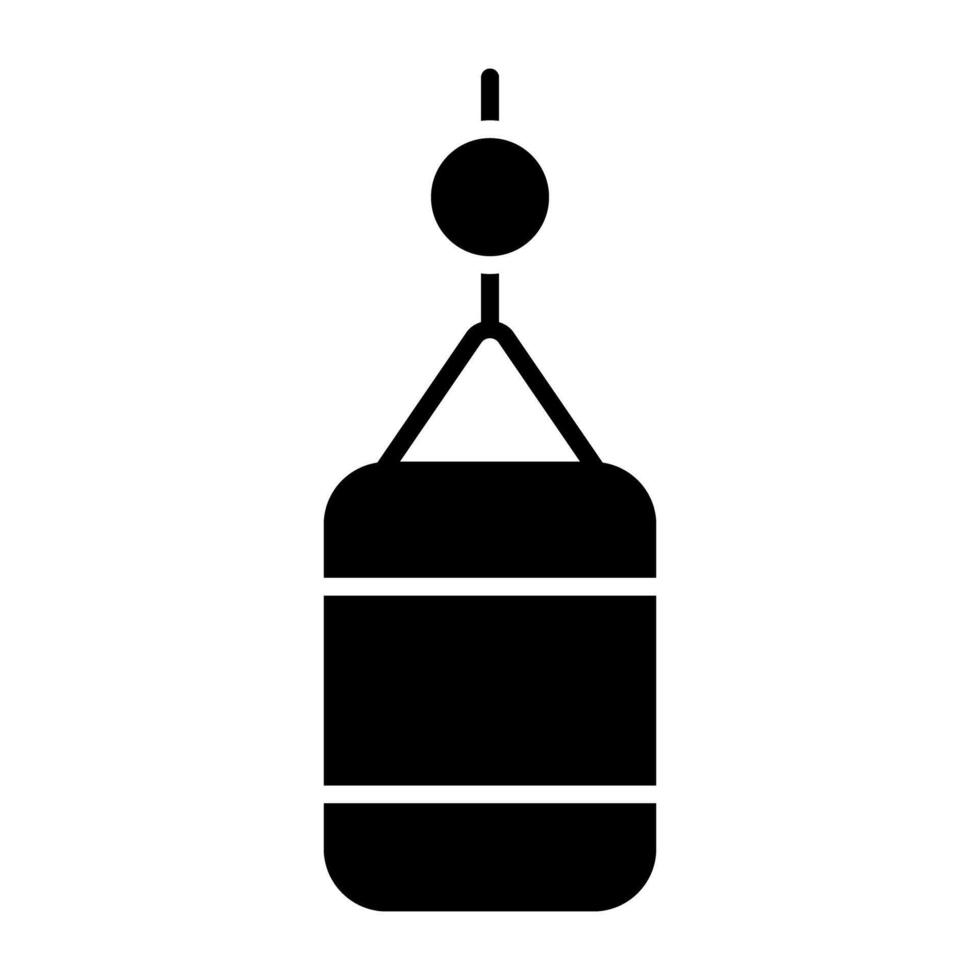 A modern design icon of punching bag vector