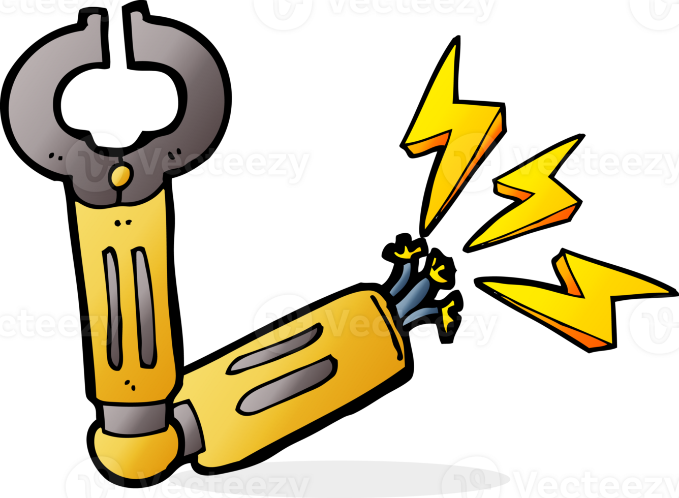 cartoon robot arm png