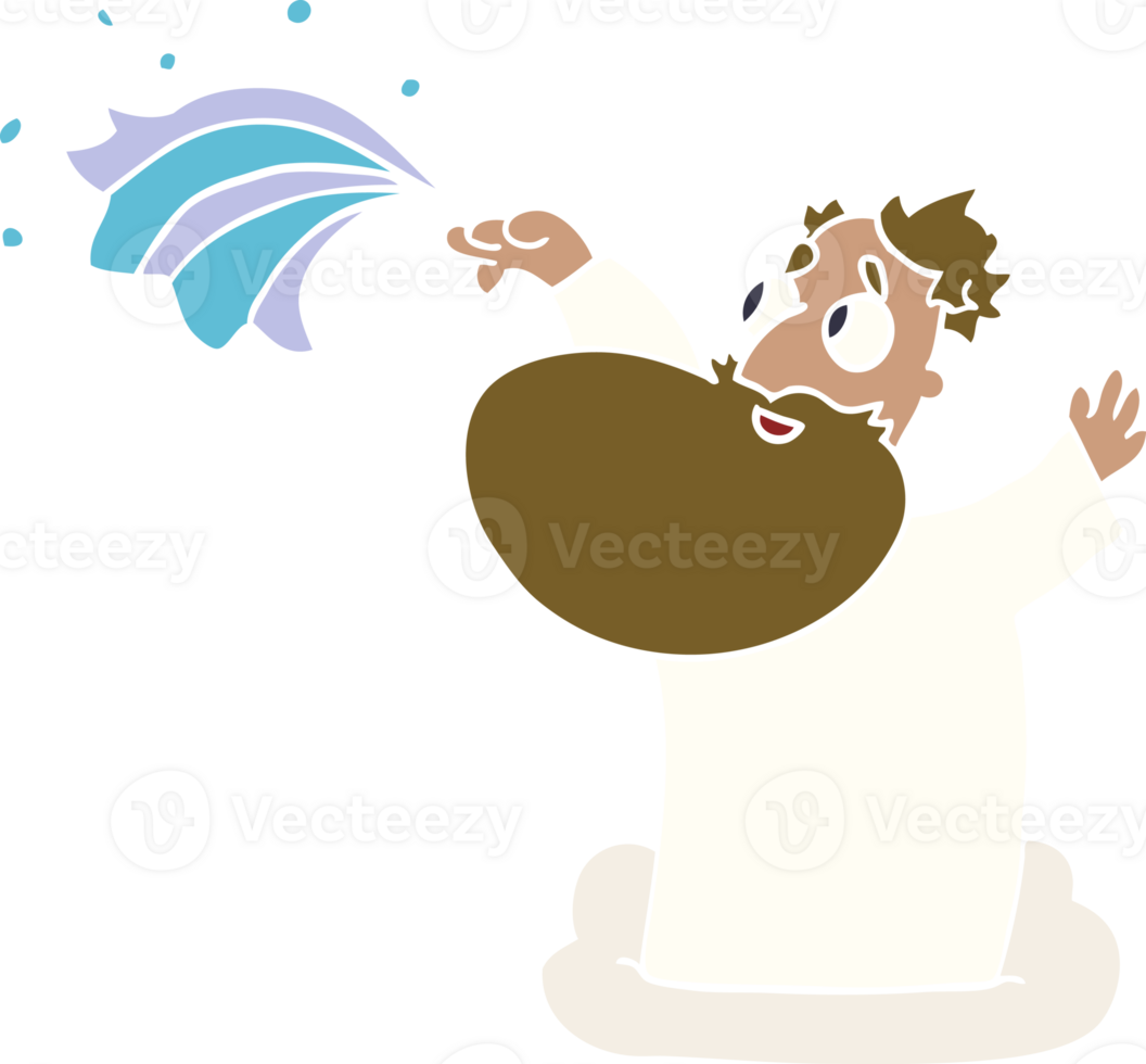 cartoon doodle god creating universe png
