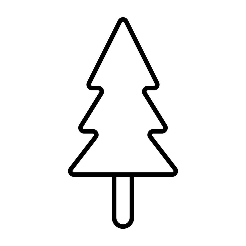 Modern design icon of conifer tree vector