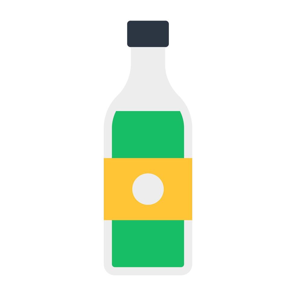 Modern design icon of milk bottle vector