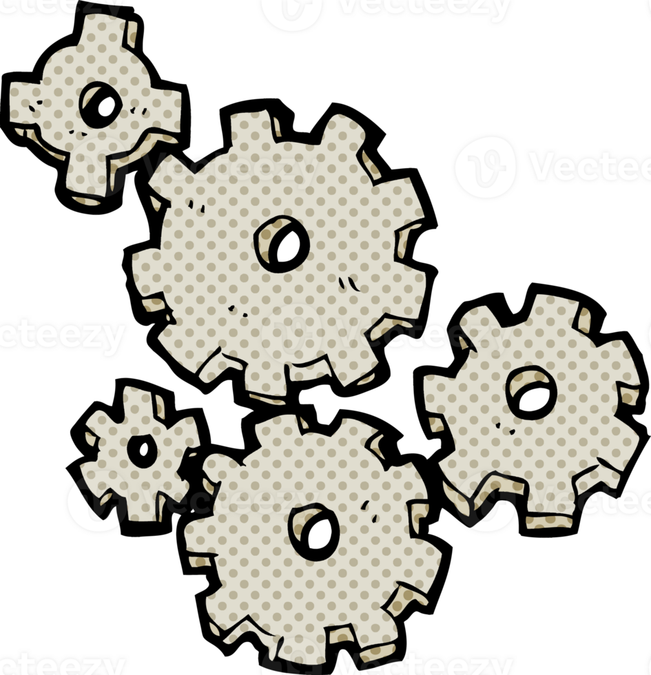 cartoon cogs and gears png