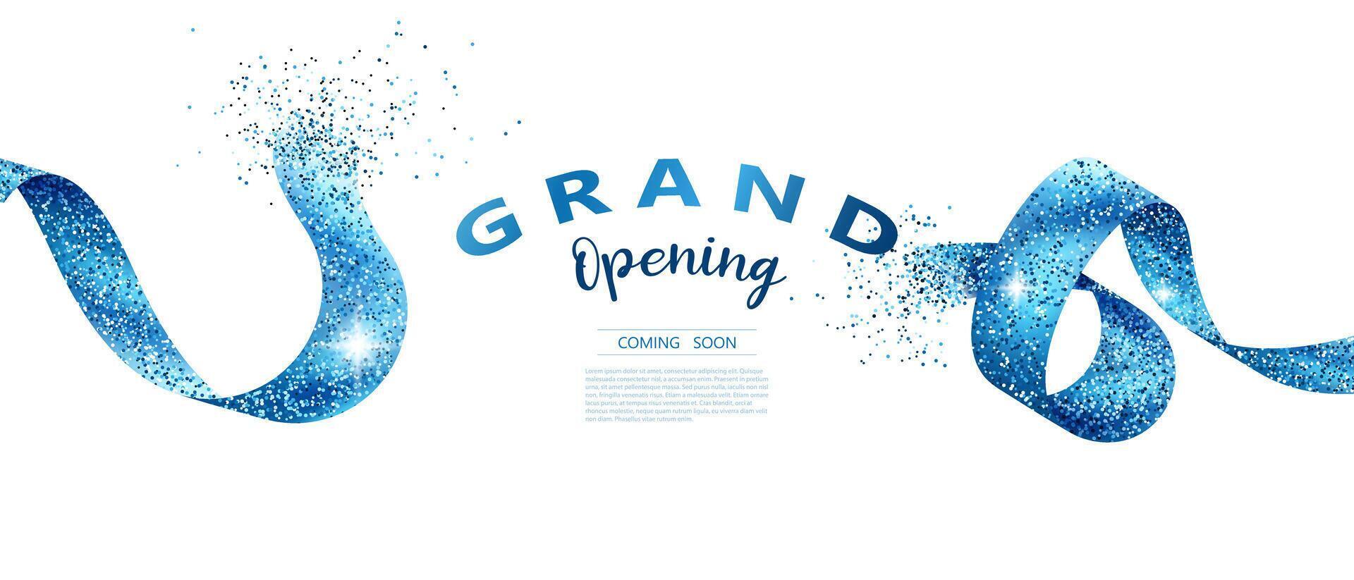 Design your opening card with vector illustrations. elegant business banner template