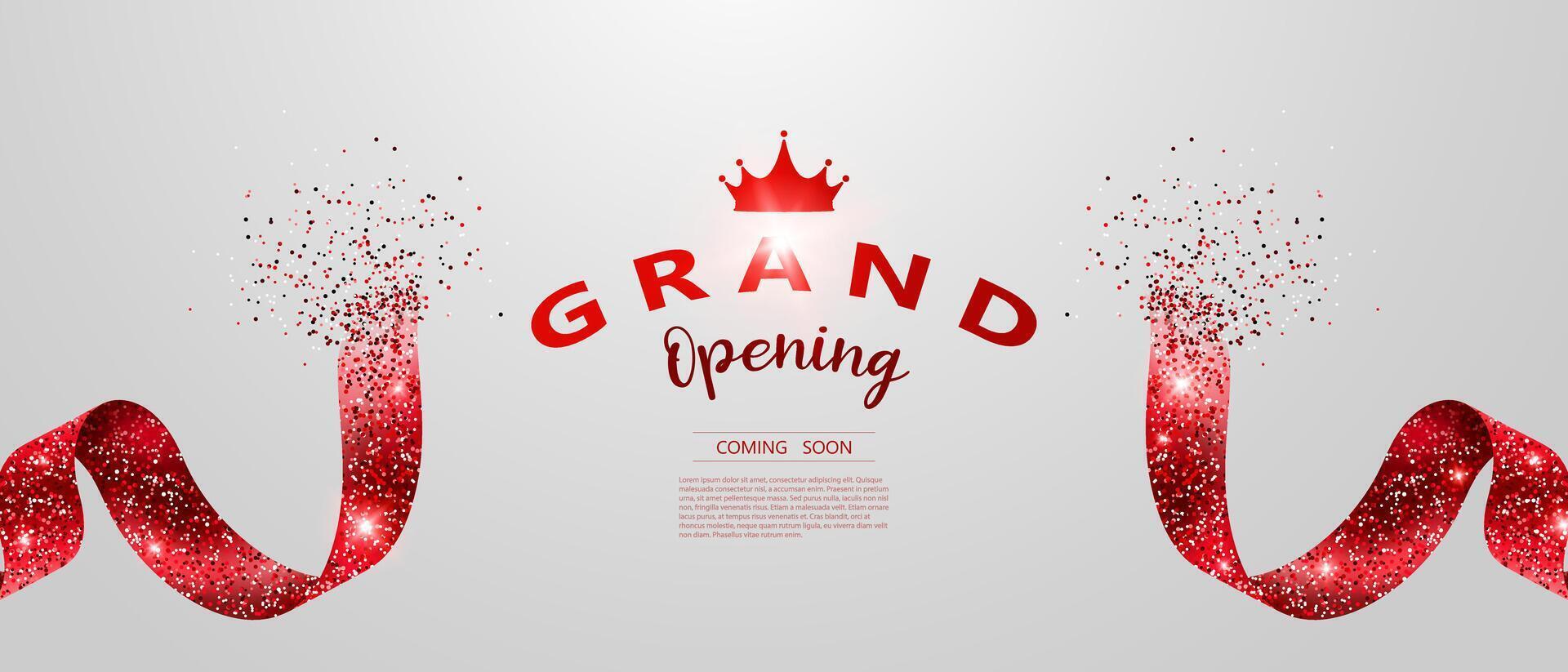 Design your opening card with vector illustrations. elegant business banner template
