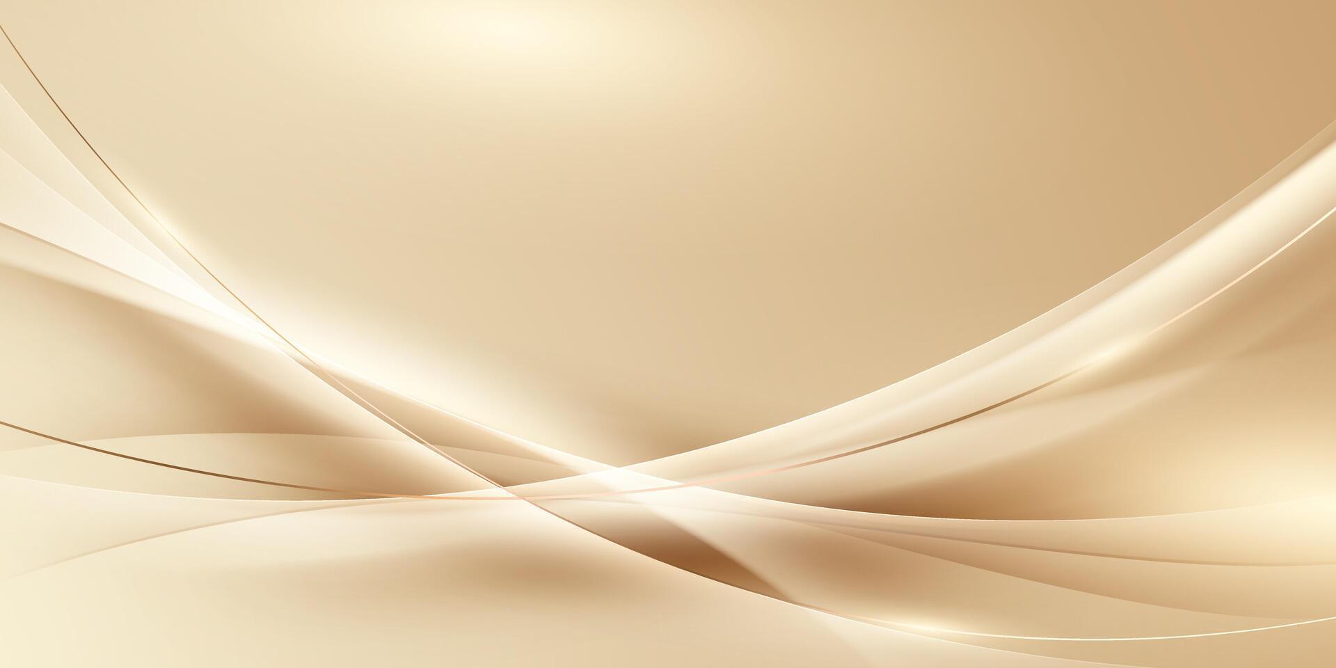 elegante marrón antecedentes con lujo dorado elementos moderno 3d resumen vector ilustración diseño