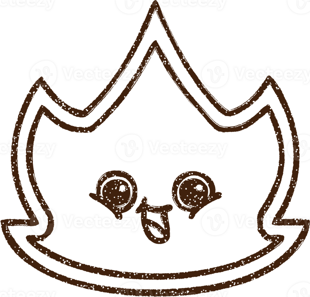 Fire Symbol Charcoal Drawing png