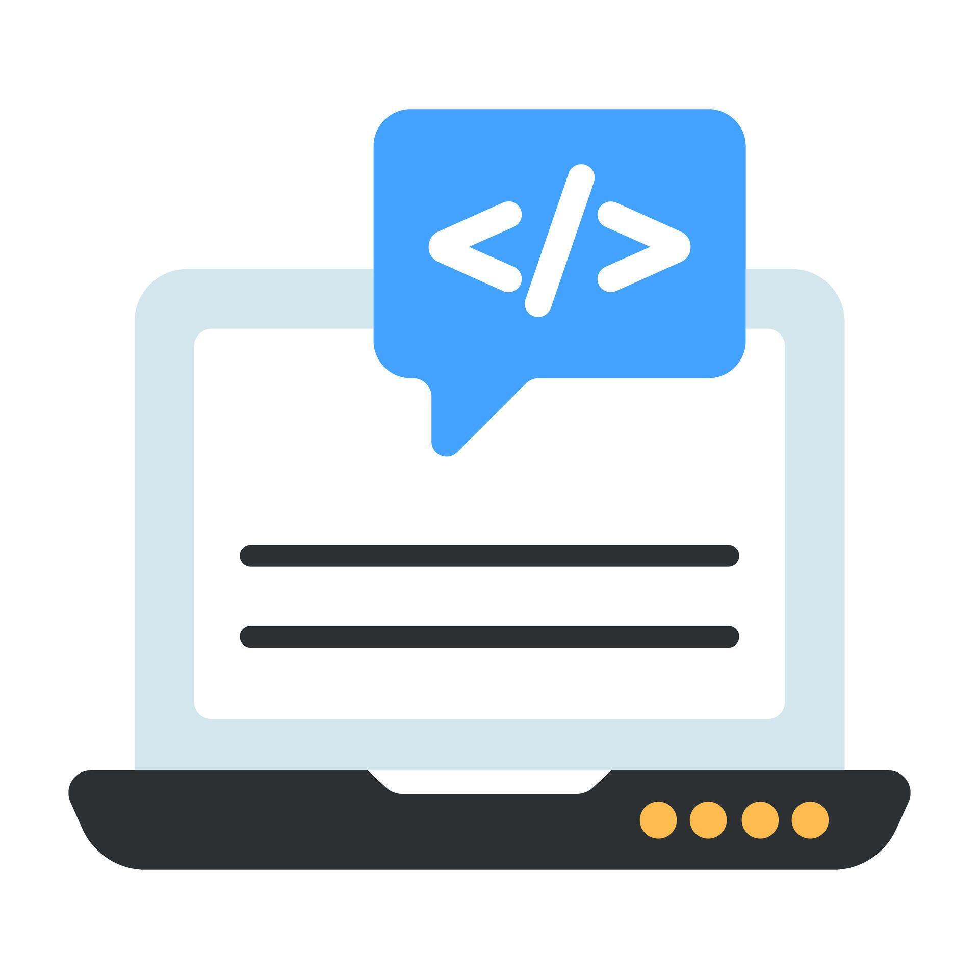 Laptop coding icon, editable vector 41020260 Vector Art at Vecteezy
