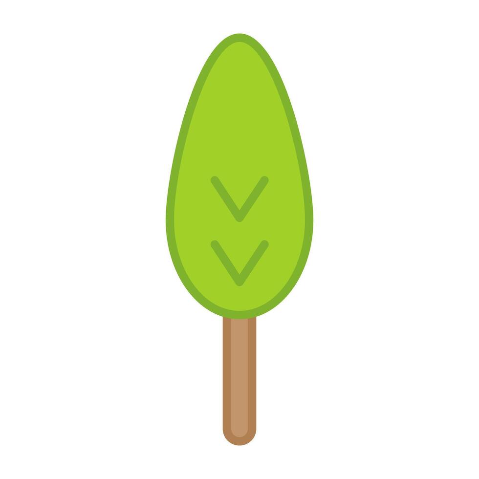A perfect design icon of cypress vector