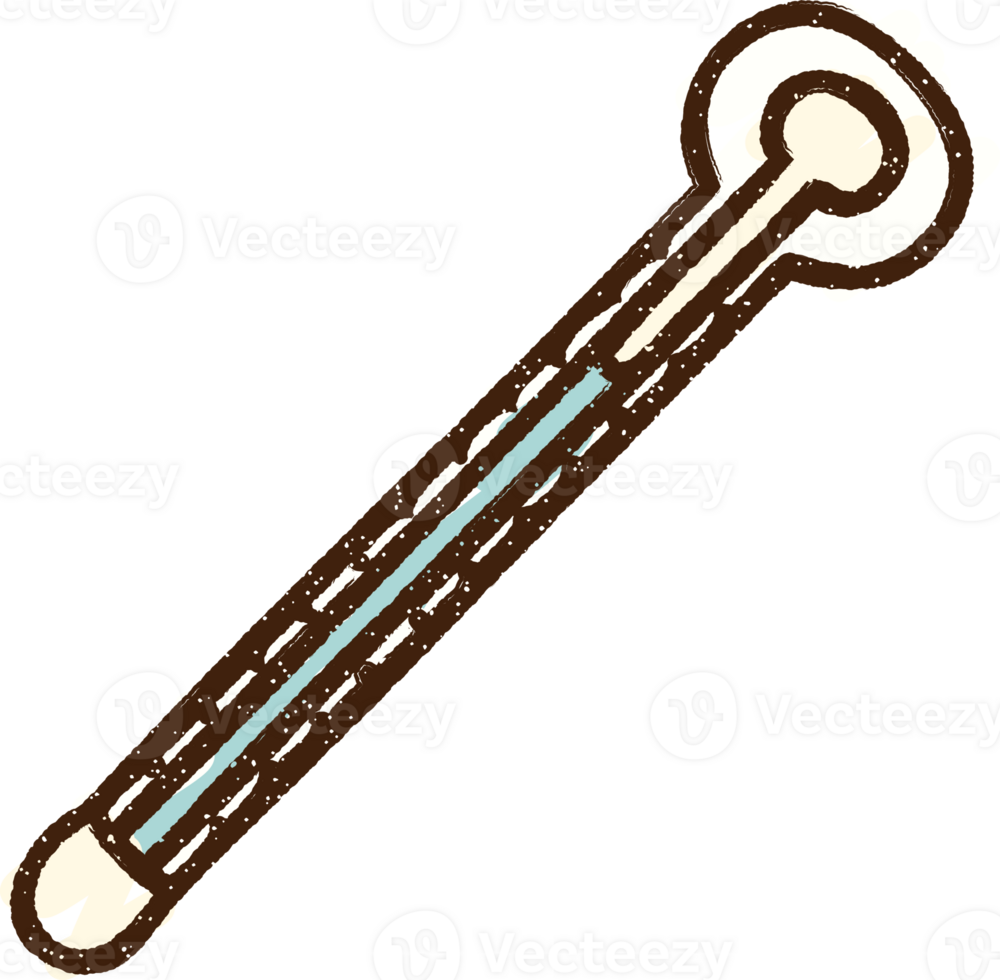Thermometer Chalk Drawing png