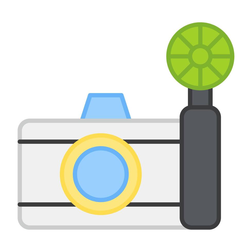 A unique design icon of camera vector