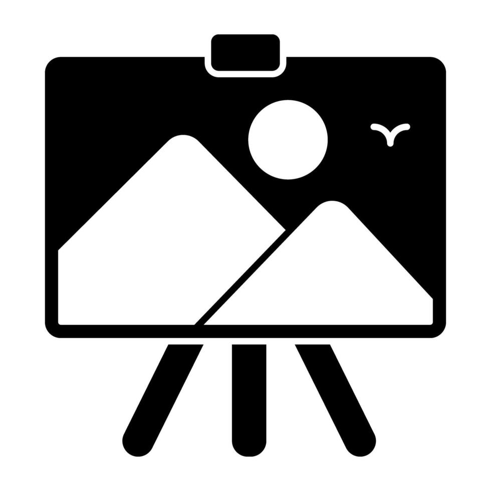 Modern design icon of painting vector