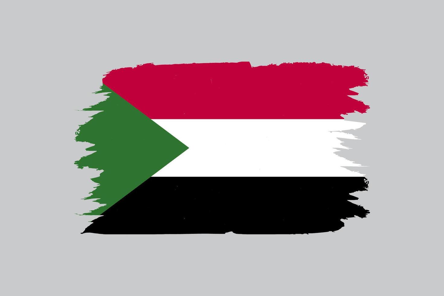 Flag of Sudan vector illustration