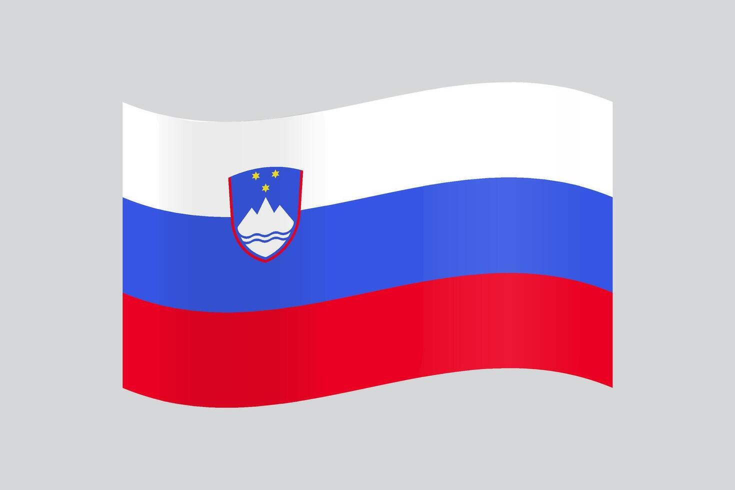 oficial vector Eslovenia bandera diseño