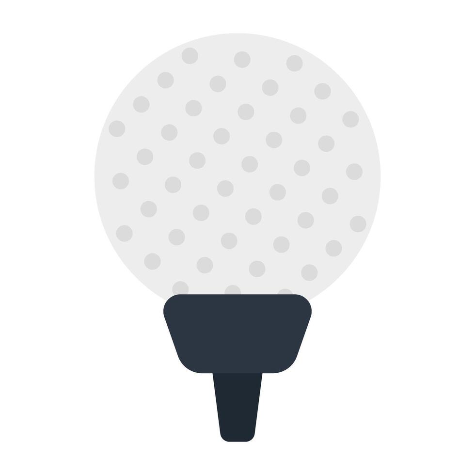 A unique design icon of golf tee vector
