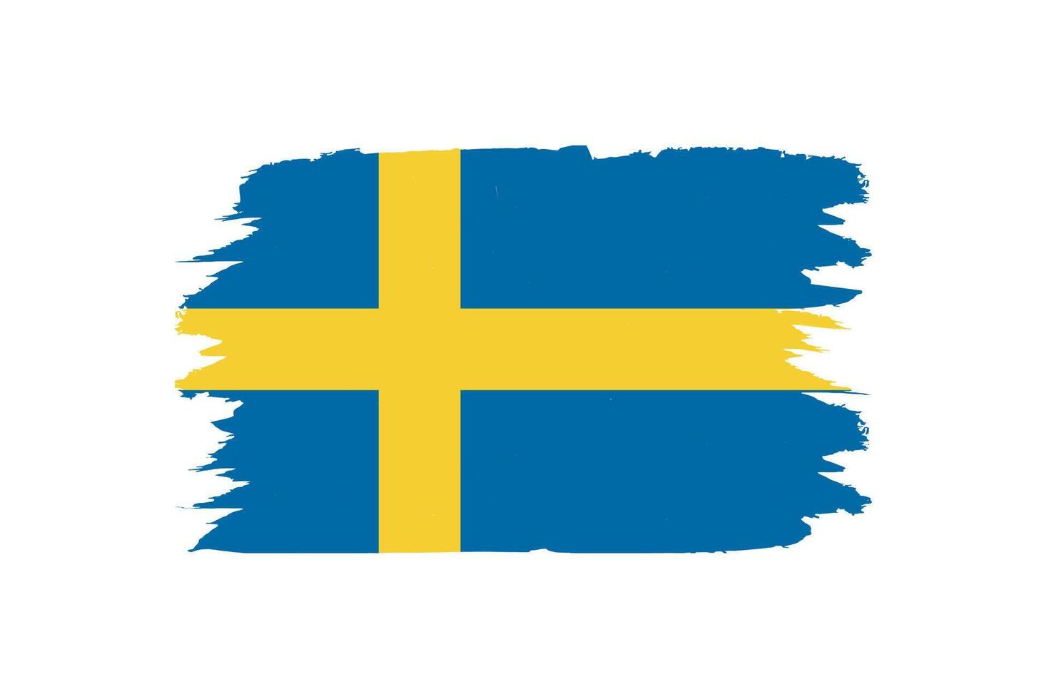 Flag of Sweden vector illustration