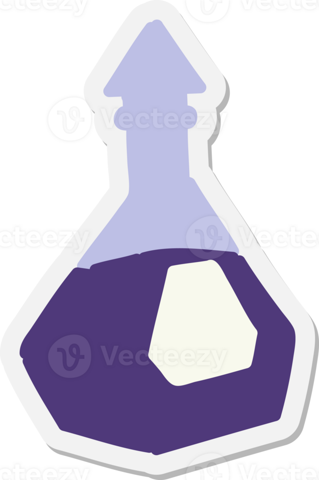 magic potion in fancy bottle sticker png