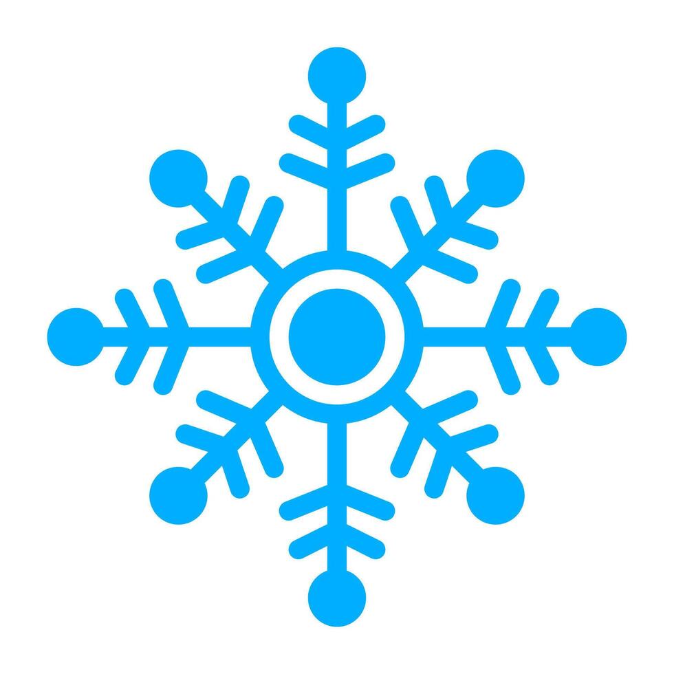 An editable design icon of crystal flake vector