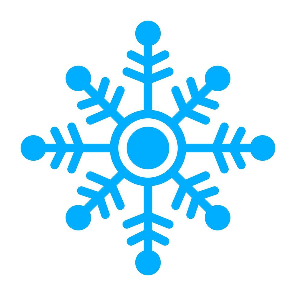 An editable design icon of crystal flake vector