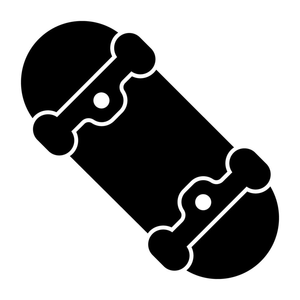 An icon design of skateboard vector