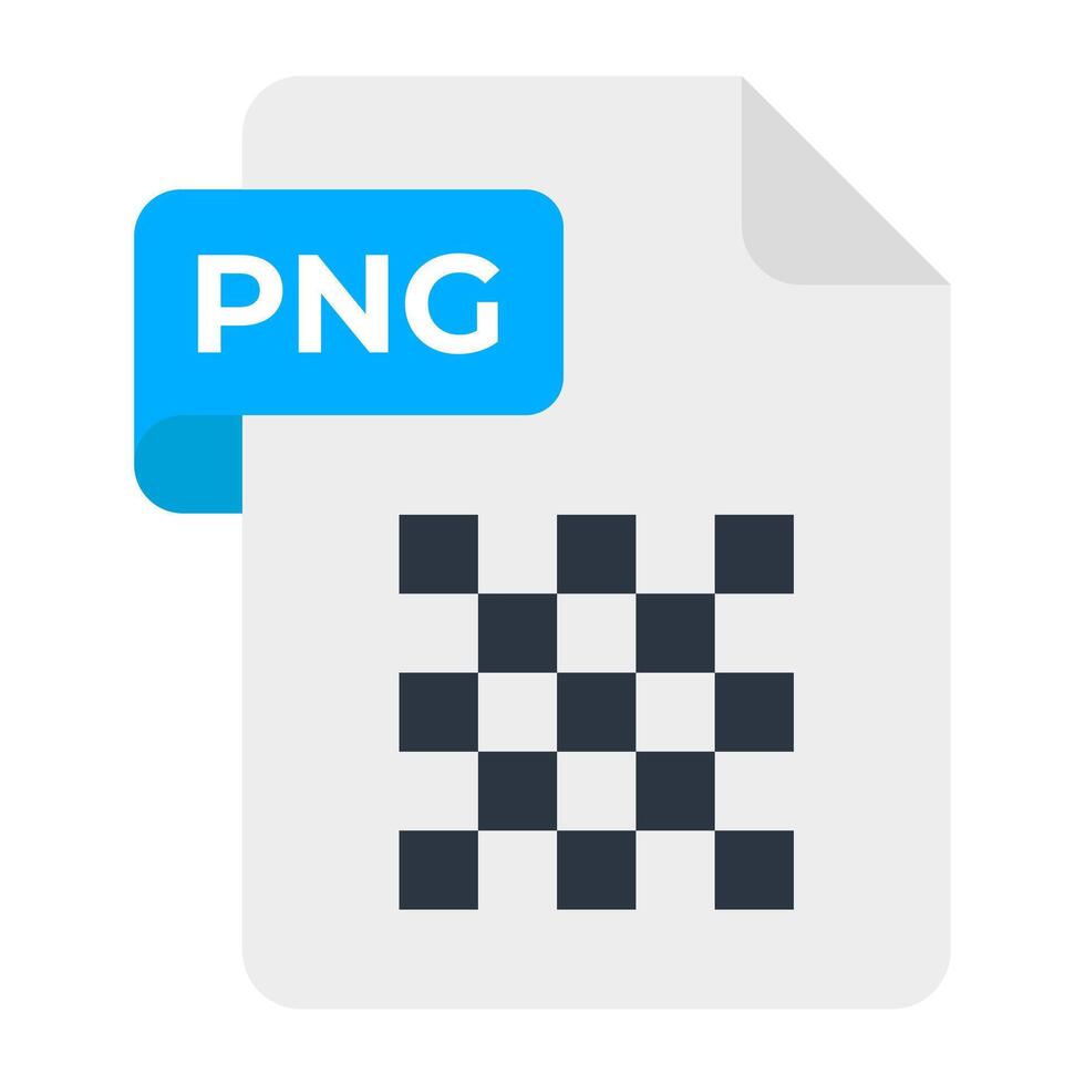 A creative design icon of png file format vector