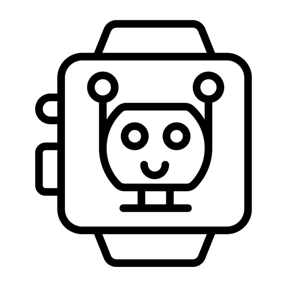 icono de diseño moderno de reloj ai vector