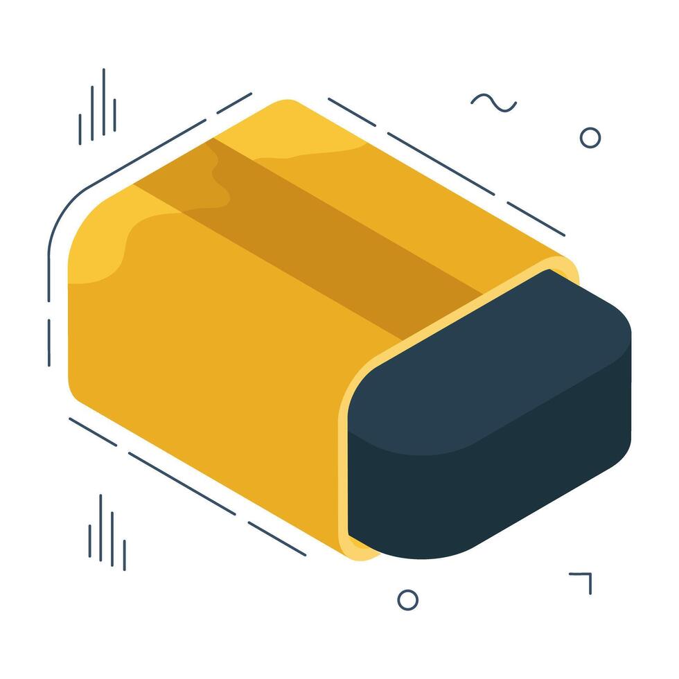 Premium download icon of eraser vector