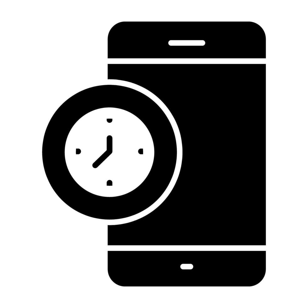 Mobile time app icon, editable vector 41023235 Vector Art at Vecteezy