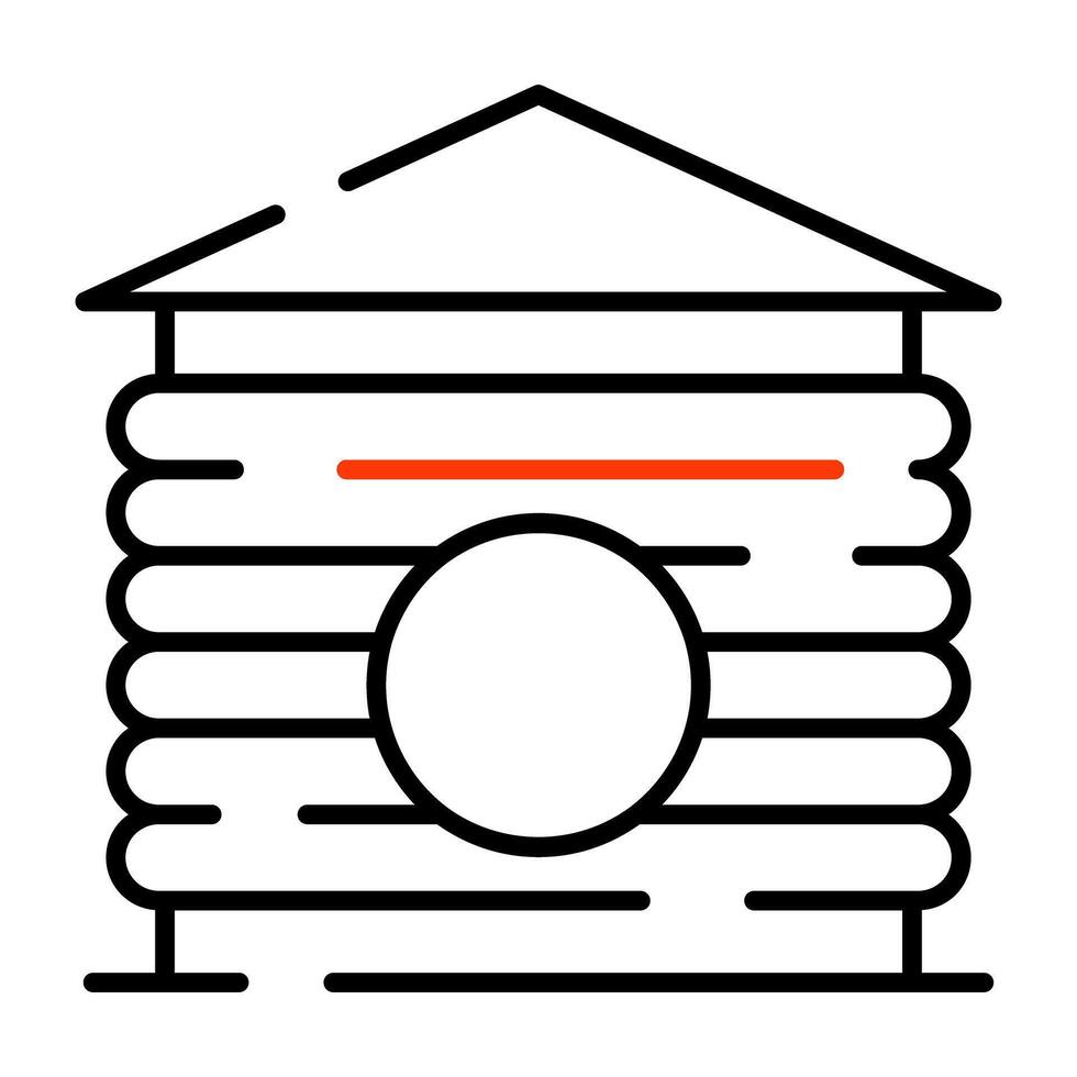 A perfect design icon of beehive vector